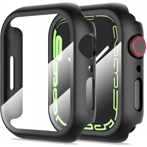 Case für Apple Watch Series 1-7 SE 38-45mm | Schutzhülle Bumper | 360-Grad Cover